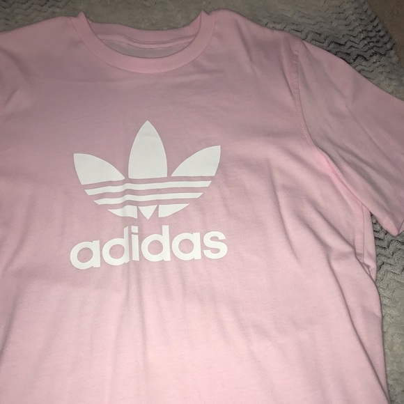 Pale Pink Adidas T-Shirt - Picture 1 of 4